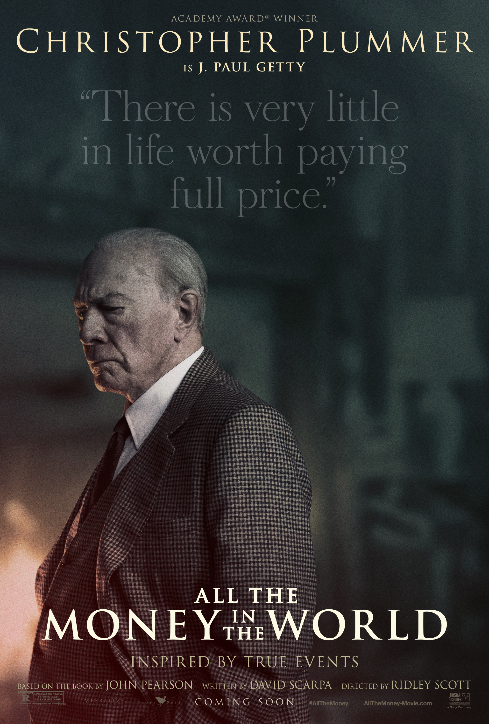 all the money in the world new trailer stars christopher plummer michelle williams and mark wahlberg we are movie geeks