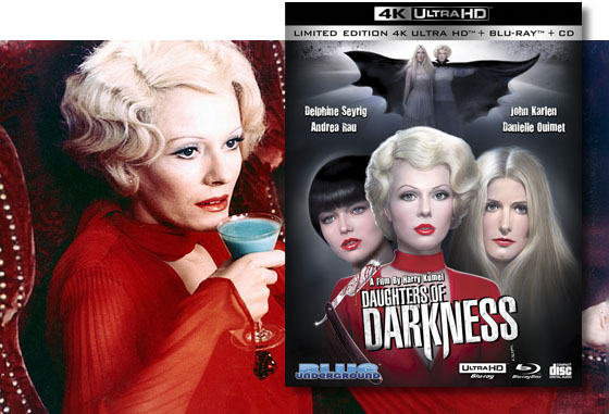 Daughters Of Darkness 50th Anniversary 4k Restoration On 3 Disc Limited Edition 4k Uhd Blu Ray