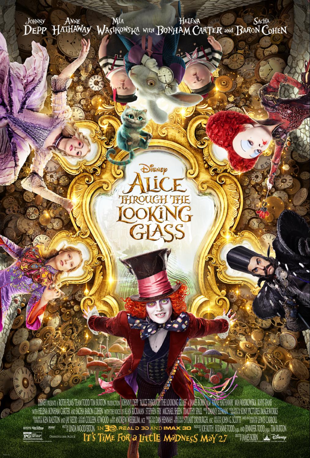 alice through the looking glass film review