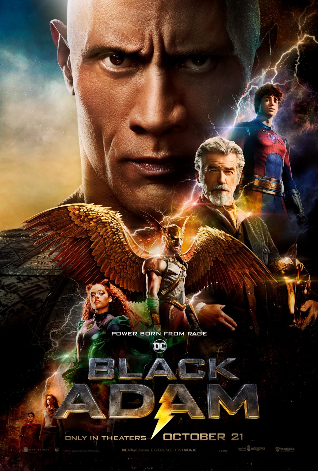 BLACK ADAM New Trailer Features Hawkman, Atom Smasher, Cyclone, Dr