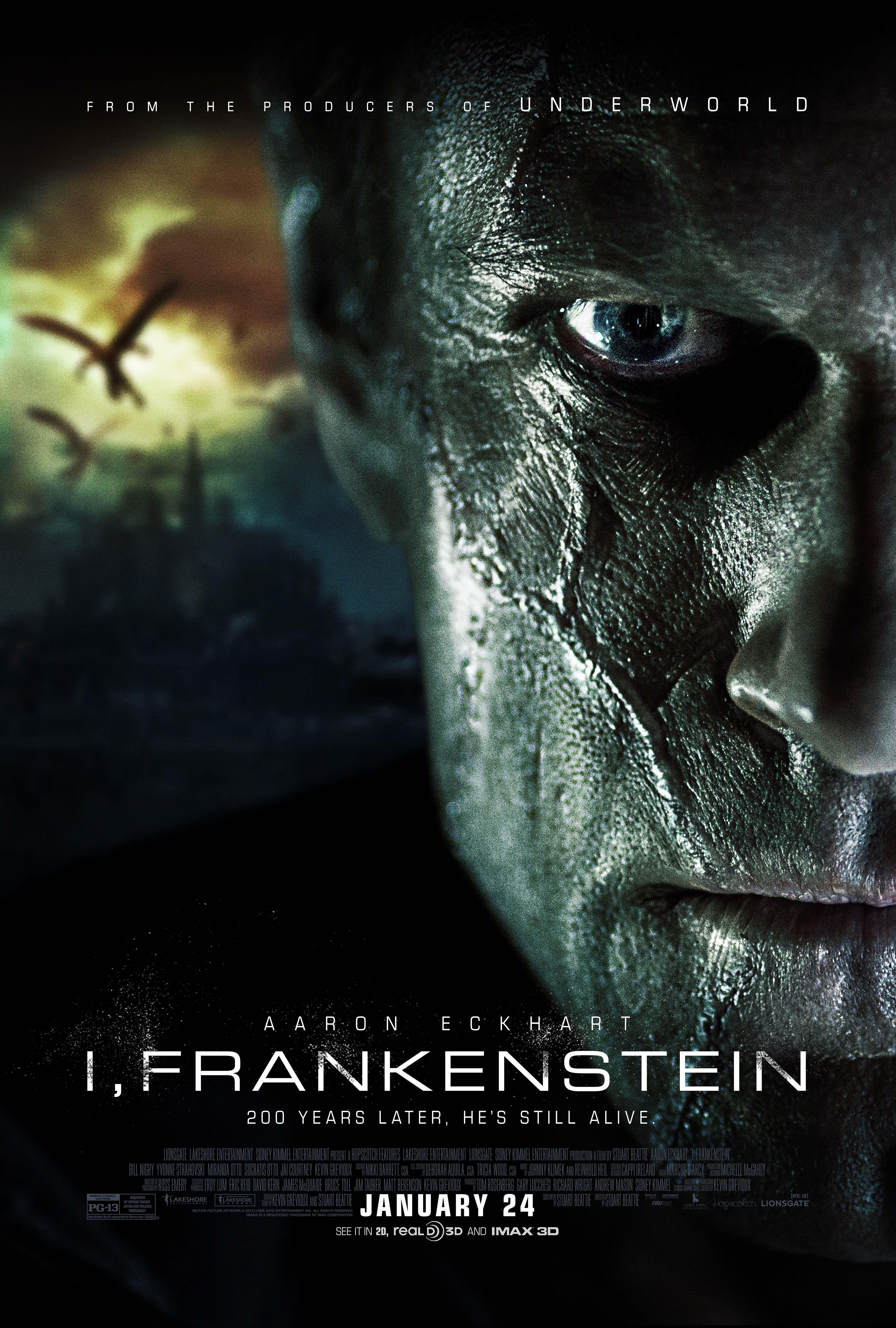 Lionsgate Unleashes Final Poster For I, FRANKENSTEIN We Are Movie Geeks