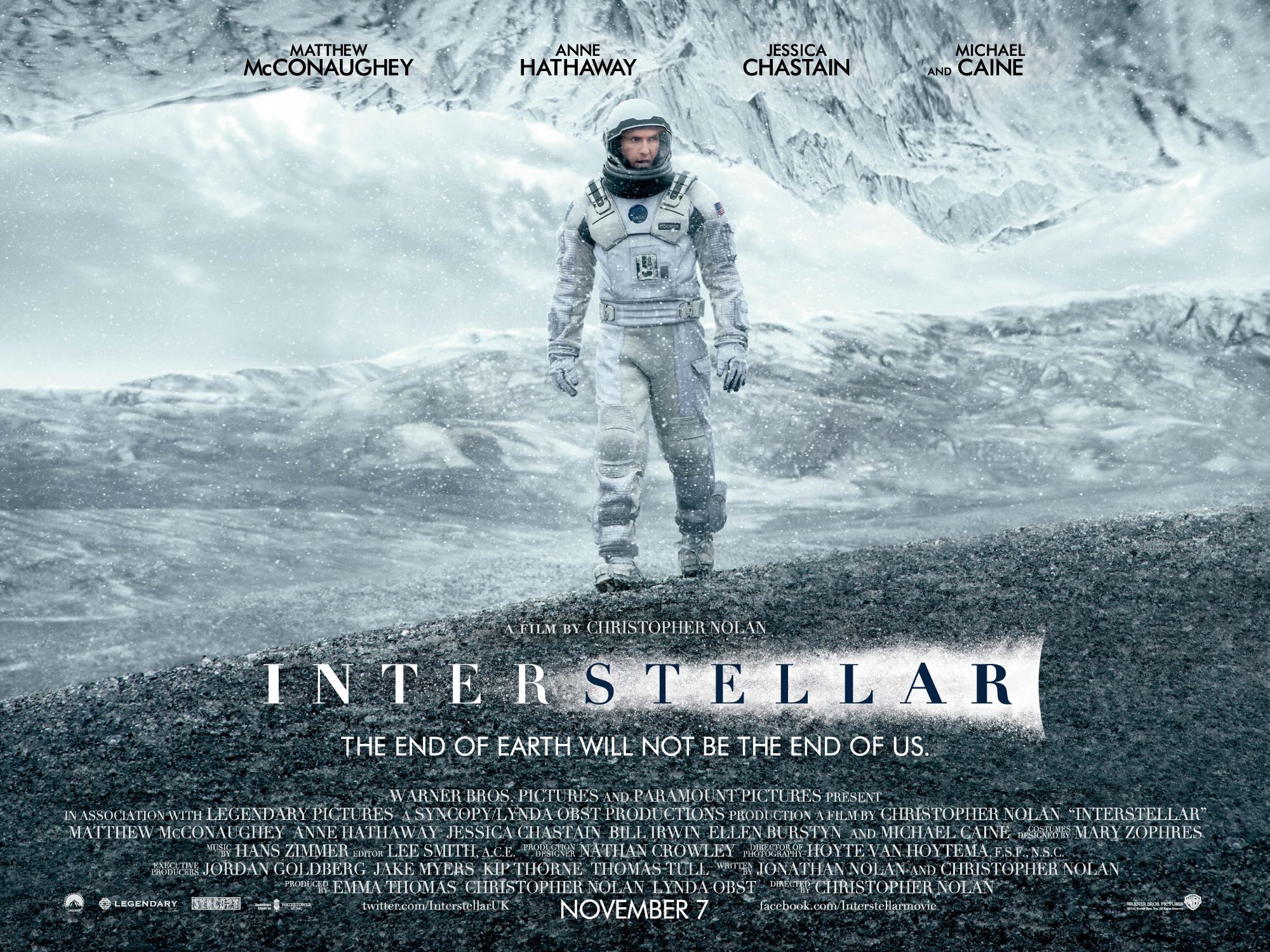 Interstellar Main One Sheet QUAD - We Are Movie Geeks