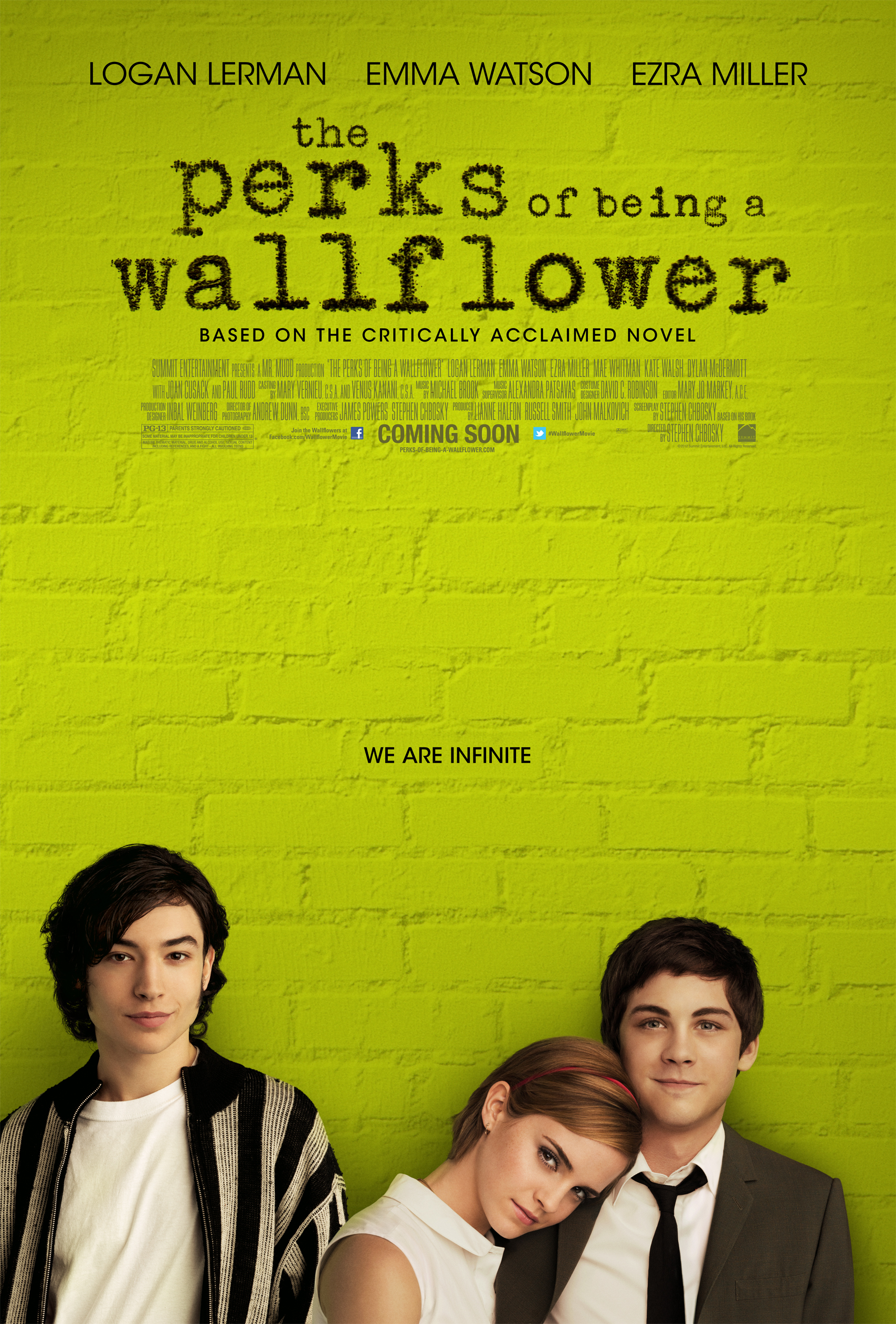 THE PERKS OF BEING A WALLFLOWER Trailer Stars Logan Lerman, Emma Watson